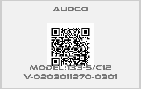 Audco-Model:133-5/C12 V-0203011270-0301price