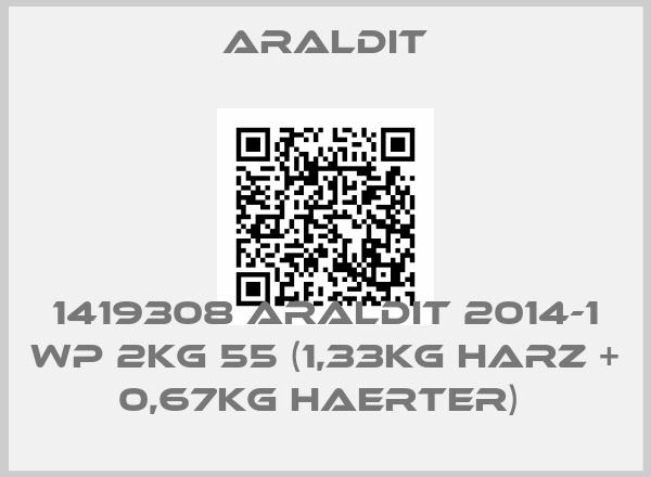 Araldit-1419308 ARALDIT 2014-1 WP 2KG 55 (1,33KG HARZ + 0,67KG HAERTER) price