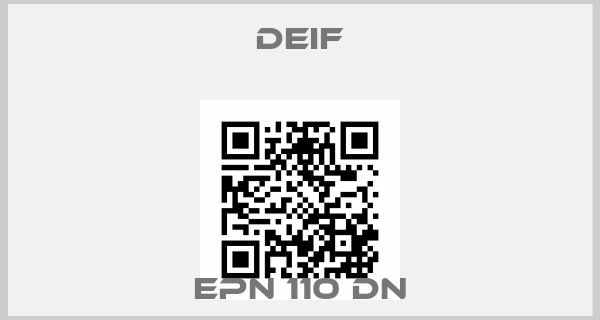 Deif-EPN 110 DNprice