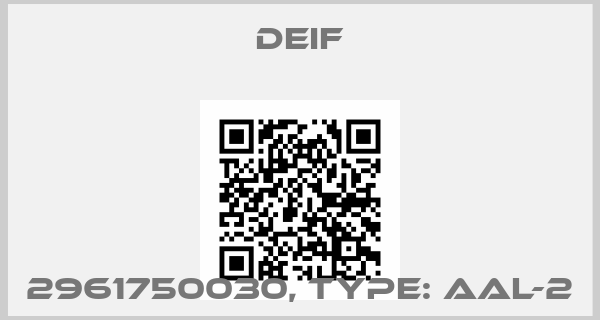 Deif-2961750030, Type: AAL-2price