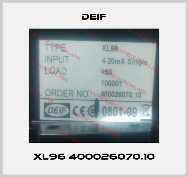 Deif-XL96 400026070.10price