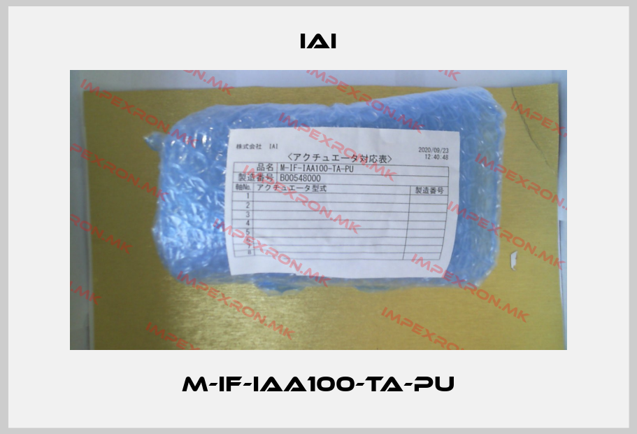 IAI-M-IF-IAA100-TA-PUprice