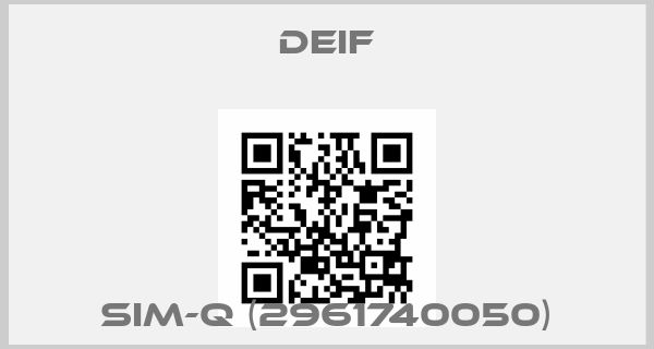 Deif-SIM-Q (2961740050)price