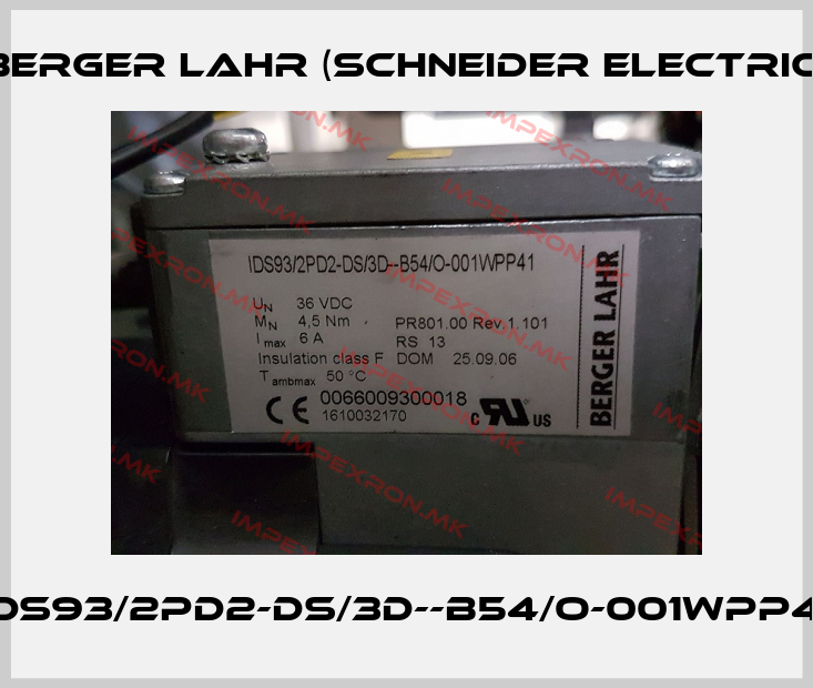 Berger Lahr (Schneider Electric)-IDS93/2PD2-DS/3D--B54/O-001WPP41price