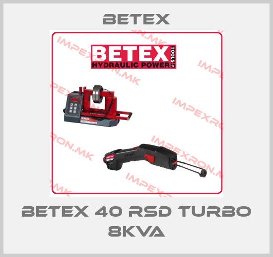 BETEX-BETEX 40 RSD TURBO 8KVAprice