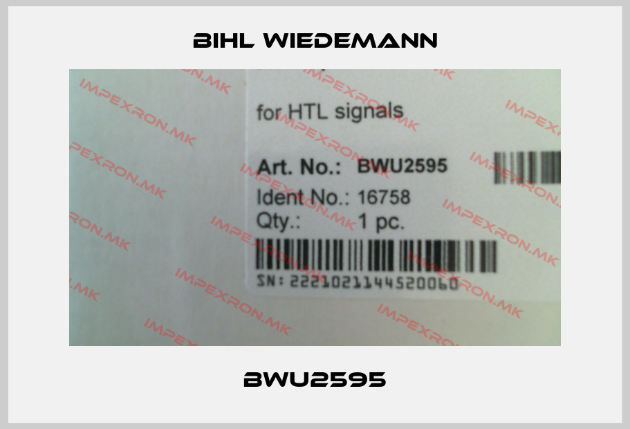Bihl Wiedemann-BWU2595price