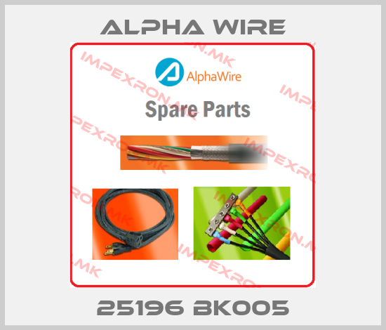 Alpha Wire-25196 BK005price