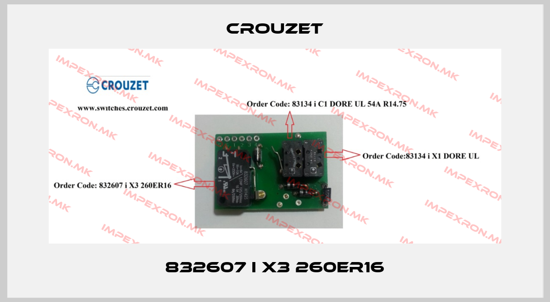 Crouzet-832607 i X3 260ER16price