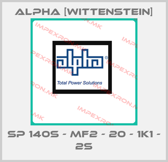 Alpha [Wittenstein]-SP 140S - MF2 - 20 - 1K1 - 2Sprice