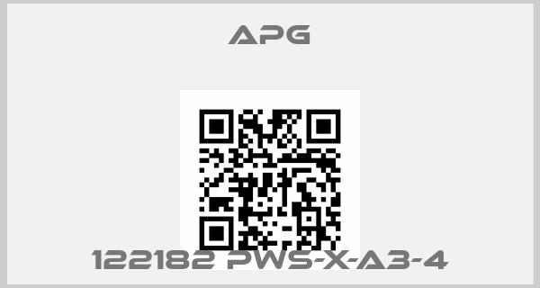 APG-122182 PWS-X-A3-4price