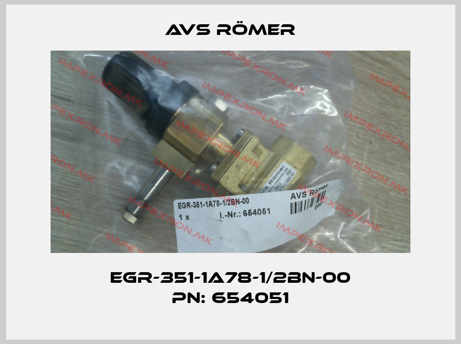 Avs Römer-EGR-351-1A78-1/2BN-00 PN: 654051price