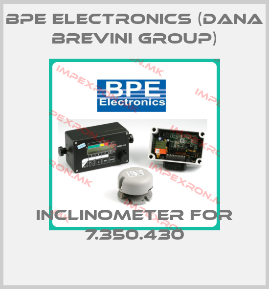 BPE Electronics (Dana Brevini Group)-Inclinometer for 7.350.430price