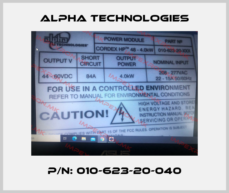 Alpha Technologies-P/N: 010-623-20-040price