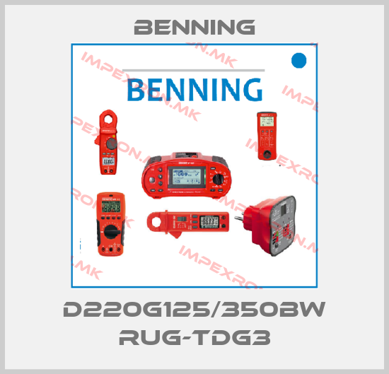 Benning-D220G125/350BW RUG-TDG3price