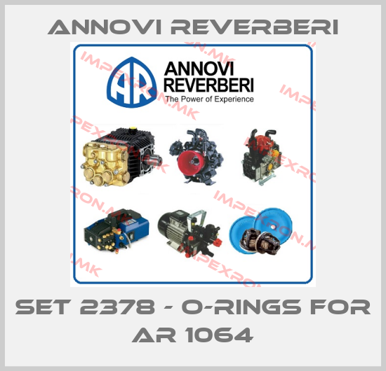 Annovi Reverberi-Set 2378 - o-rings For AR 1064price