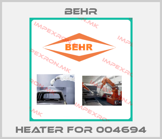 Behr-heater for 004694price