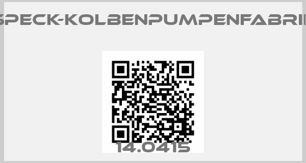 SPECK-KOLBENPUMPENFABRIK-14.0415price