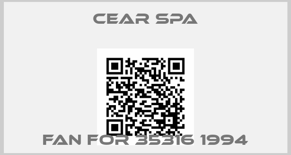 CEAR Spa-Fan for 35316 1994price