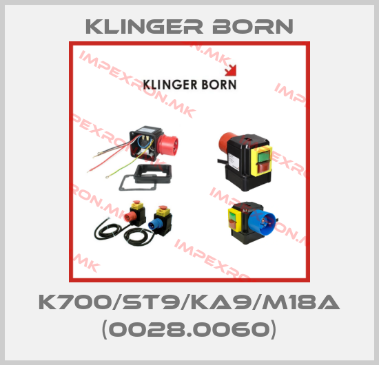 Klinger Born-K700/ST9/KA9/M18A (0028.0060)price
