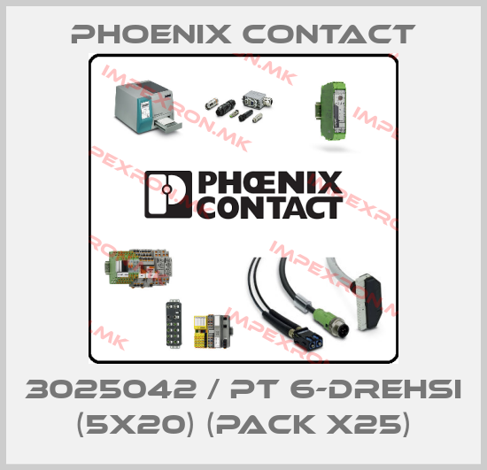 Phoenix Contact-3025042 / PT 6-DREHSI (5X20) (pack x25)price