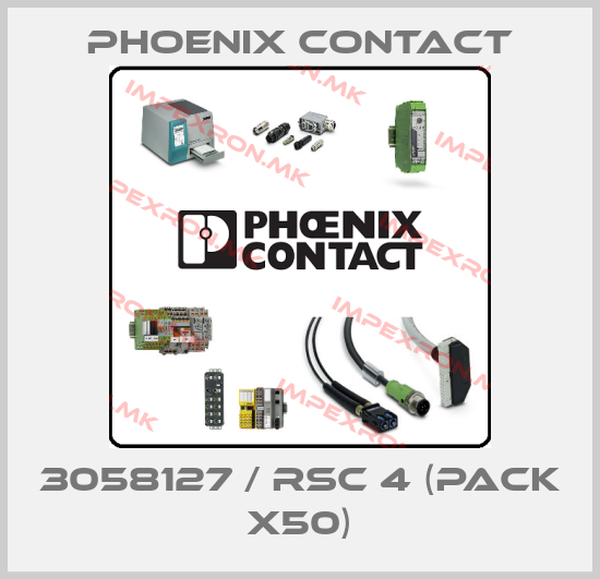 Phoenix Contact-3058127 / RSC 4 (pack x50)price
