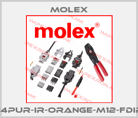 Molex-4X034PUR-IR-ORANGE-M12-FDIR-1MTprice