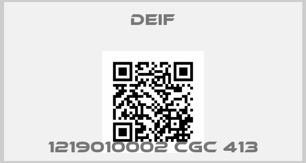 Deif-1219010002 CGC 413price