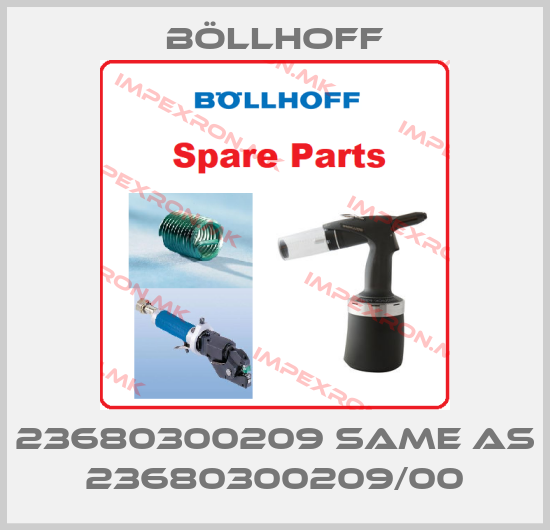 Böllhoff-23680300209 same as 23680300209/00price