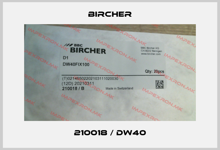 Bircher-210018 / DW40price