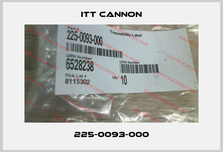 Itt Cannon-225-0093-000price