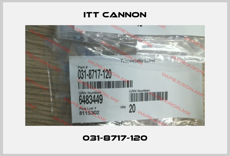 Itt Cannon-031-8717-120price