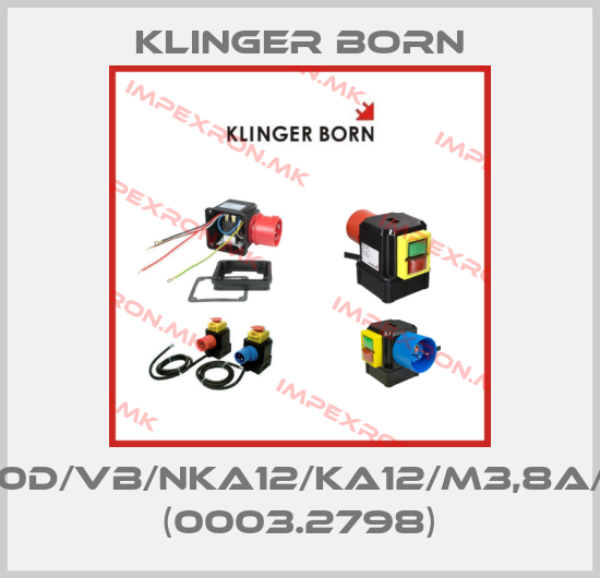 Klinger Born-K400D/VB/NKA12/KA12/M3,8A/End (0003.2798)price