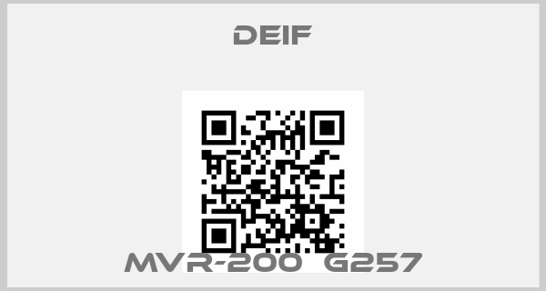 Deif-MVR-200  G257price