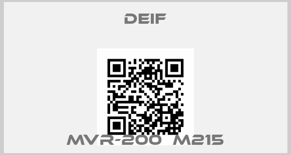 Deif-MVR-200  M215price