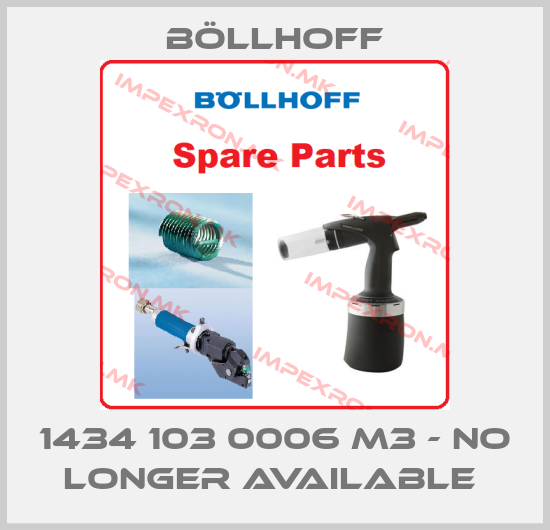 Böllhoff-1434 103 0006 M3 - no longer available price