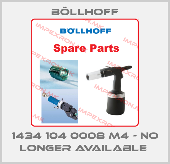 Böllhoff-1434 104 0008 M4 - no longer available price