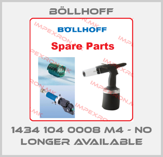 Böllhoff-1434 104 0008 M4 - no longer available price