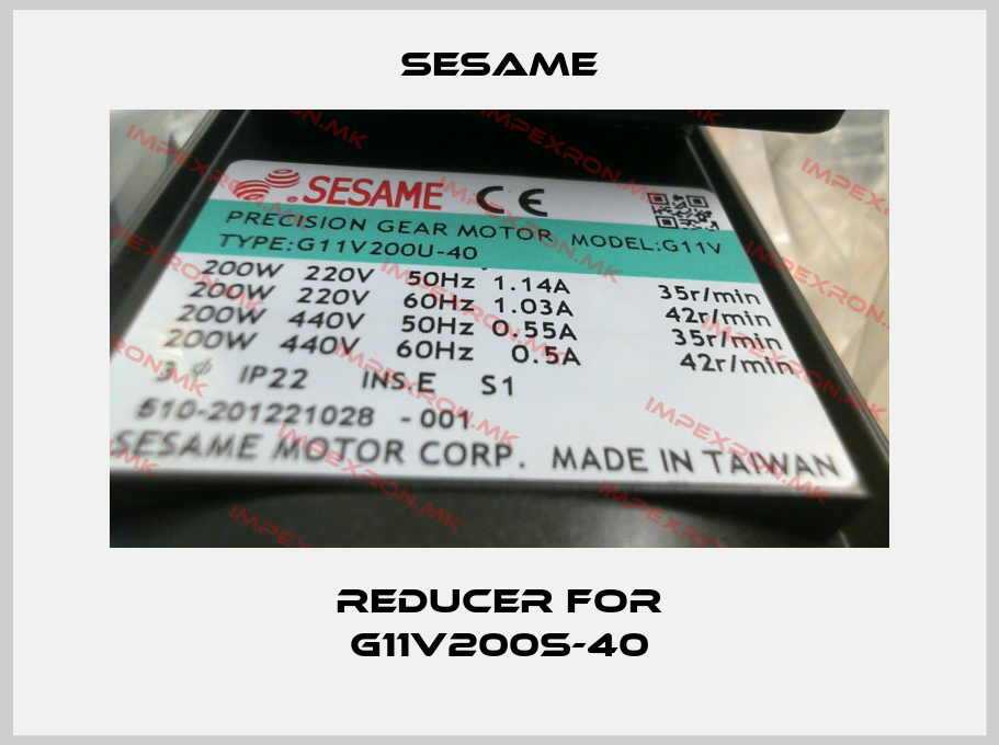 Sesame-reducer for G11V200S-40price