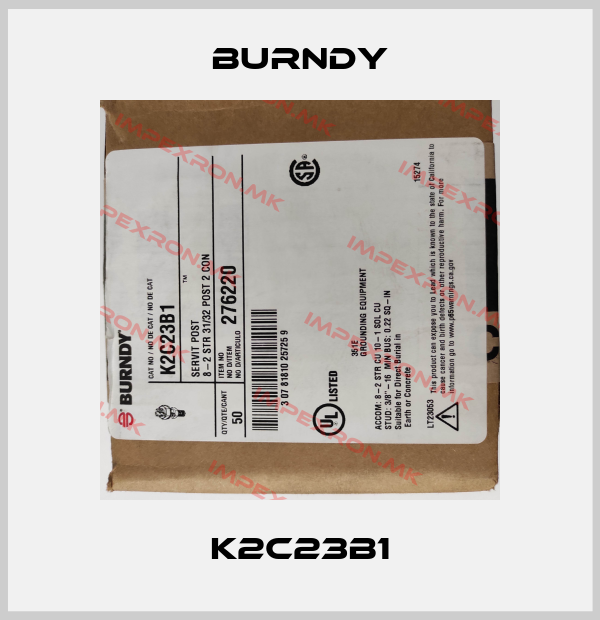Burndy-K2C23B1price