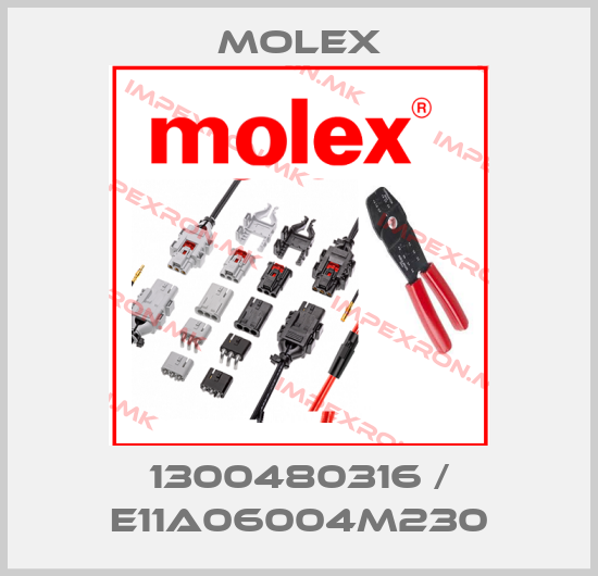 Molex-1300480316 / E11A06004M230price