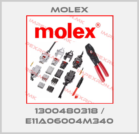 Molex-1300480318 / E11A06004M340price