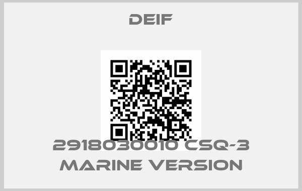 Deif-2918030010 CSQ-3 Marine versionprice