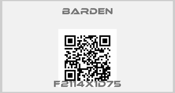 Barden-F2114X1D75price