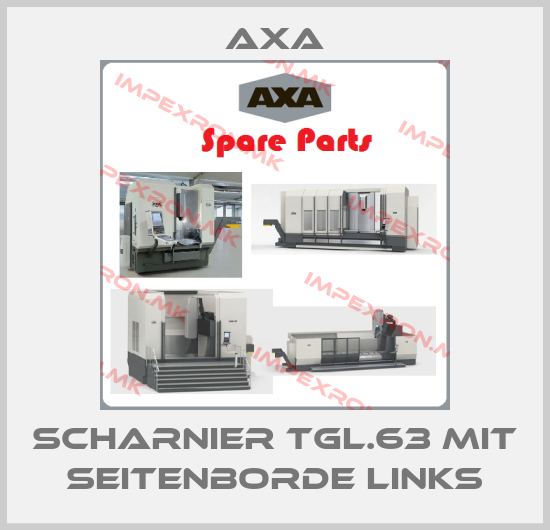 Axa-Scharnier TGL.63 mit Seitenborde linksprice