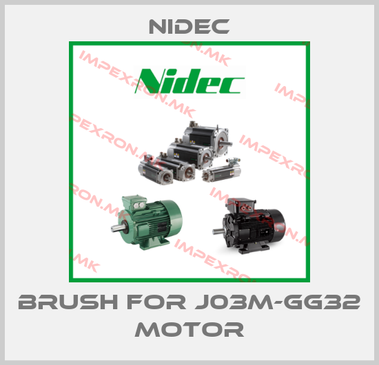 Nidec-Brush for J03M-GG32 motorprice
