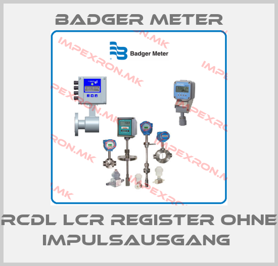 Badger Meter-RCDL LCR REGISTER OHNE IMPULSAUSGANG price