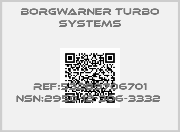 Borgwarner turbo systems-REF:53289706701 NSN:2950-12-306-3332 price