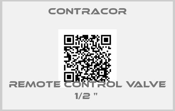 Contracor-remote control valve 1/2 " price