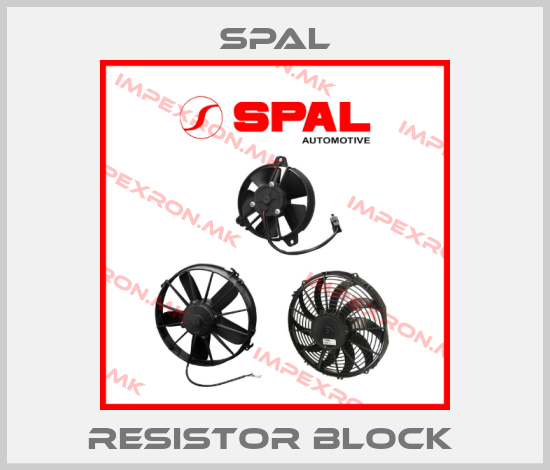 SPAL-RESISTOR BLOCK price