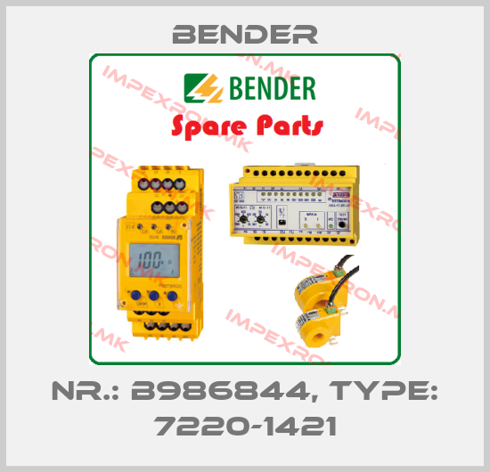 Bender-Nr.: B986844, Type: 7220-1421price